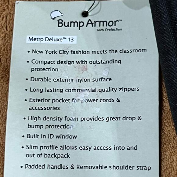 Bump Armor Laptop case 13”” Black NWT perfect size - Picture 3 of 10
